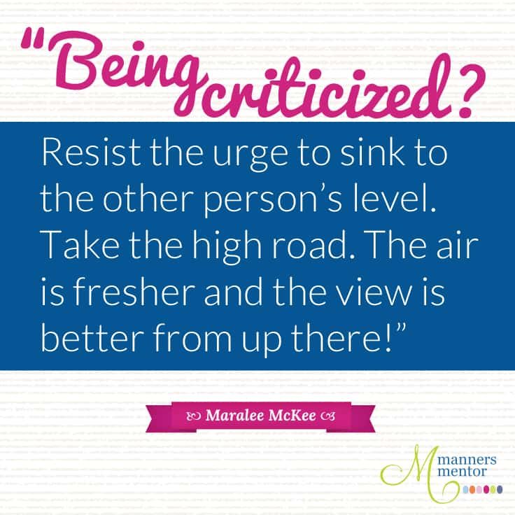 How to deal with the nit-pickers and correctors in your life! 