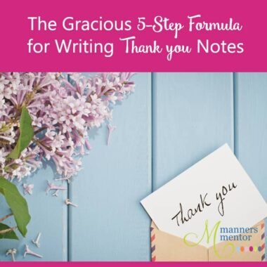 how to write great thank you notes