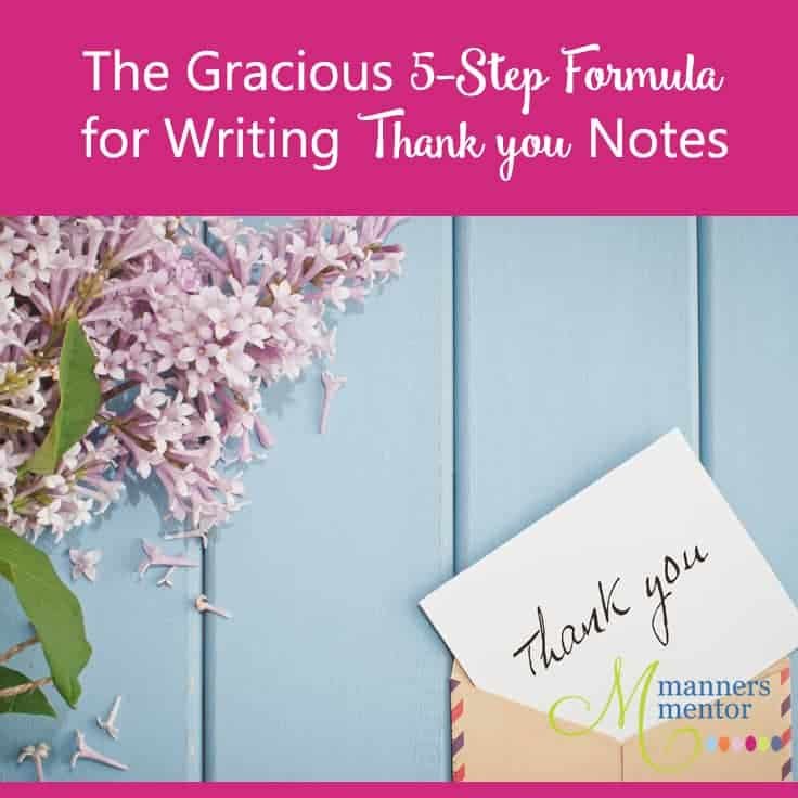 how to write great thank you notes