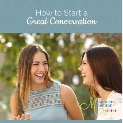 How We Start a Great Conversation